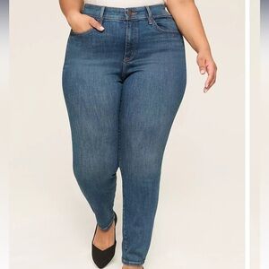 Lane Bryant Signature Fit Mid-Rise Skinny Jeans FLEX MAGIC WAISTBAND SIZE 20